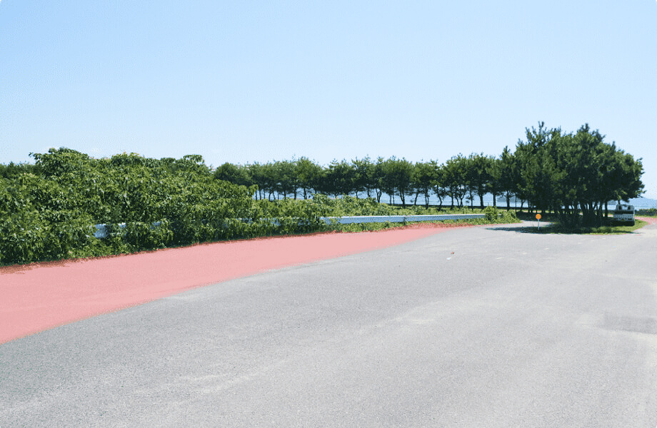 駐車場（道路端）