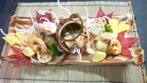 コメカラ盛り合わせ(牡蠣、蛸、太刀魚など)