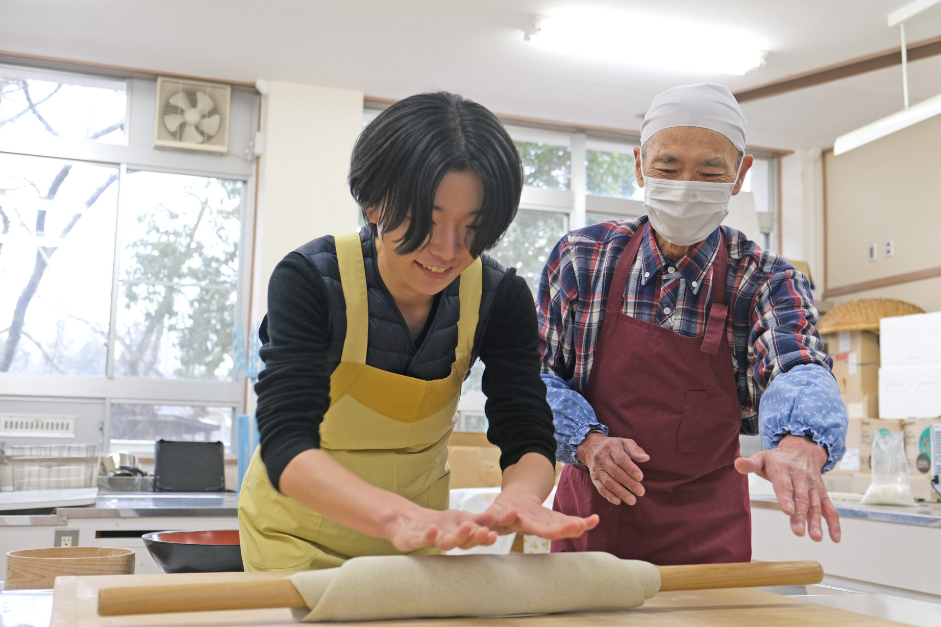 そば打ち体験｜さわやか茶屋